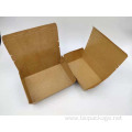 Disposable Take Away Kraft Paper Food Boxes 1500ml